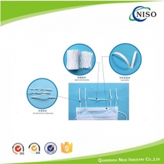 Nose strip for surgical face mask
