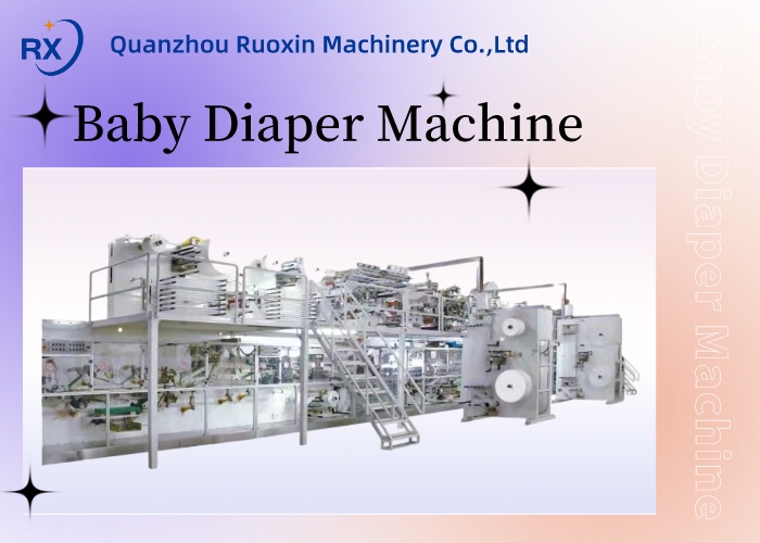 RX Designed New High Quality Baby Diaper Production Making Machine