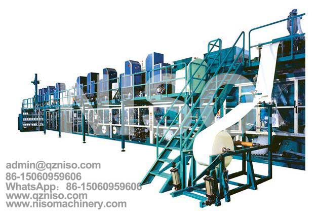 Professional Full Servo Adult Diaper Production Machine with CE Certification