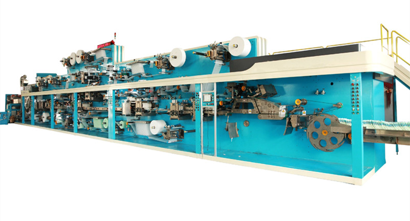 T Shape Baby Diaper Production Line