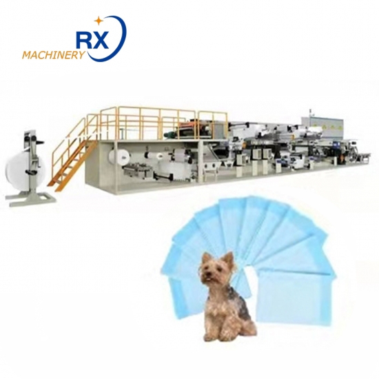 Fully Automatic Good Quality Disposable Dog Pet Making Machine Pet Pad Machine 