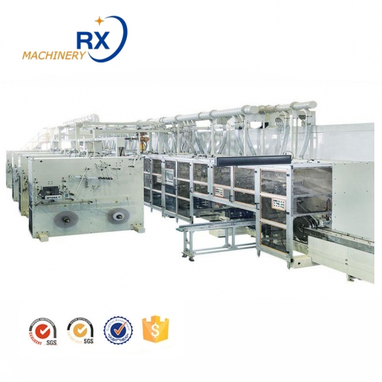 RX-HY800  Full Servo Type Sanitary Napkin Machine 