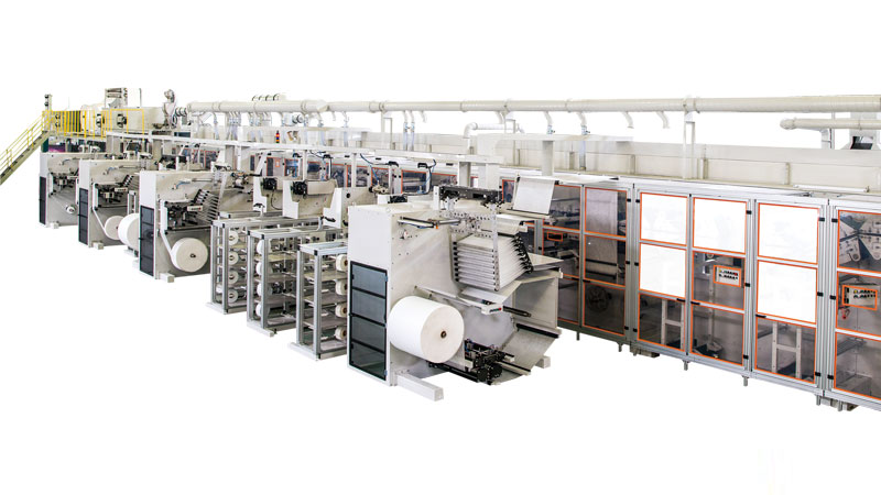 Hygiene product machinery