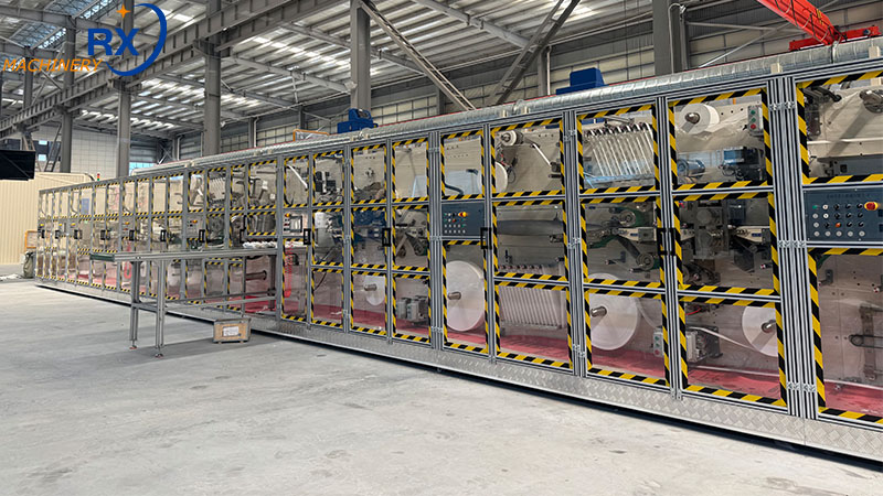 Indian Customers Visits RX Machinery for Sanitary Napkin Machine Inspection